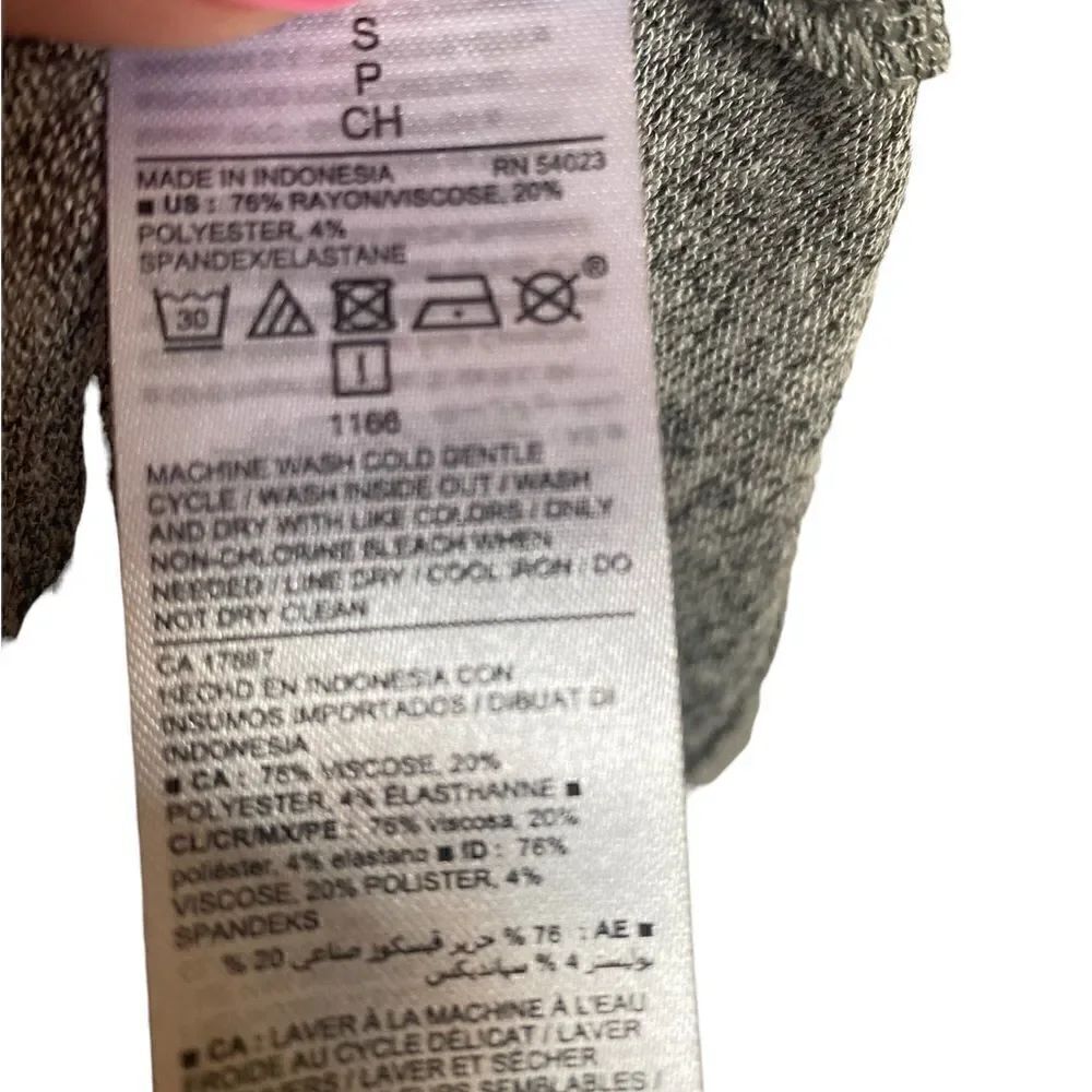 Old Navy Plush Knit Swing Flowy Pullover Dress For Women Size Small Gray - Picture 2 of 4